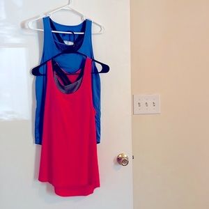 2 super cute workout tops.